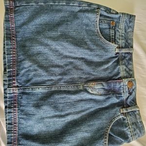 Kids blue jeans skirt